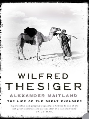 cover image of Wilfred Thesiger